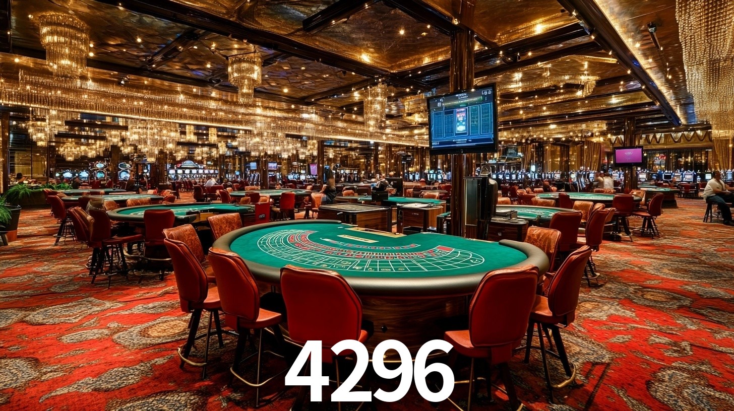 Sinta a adrenalina dos jogos de cassino com 4296